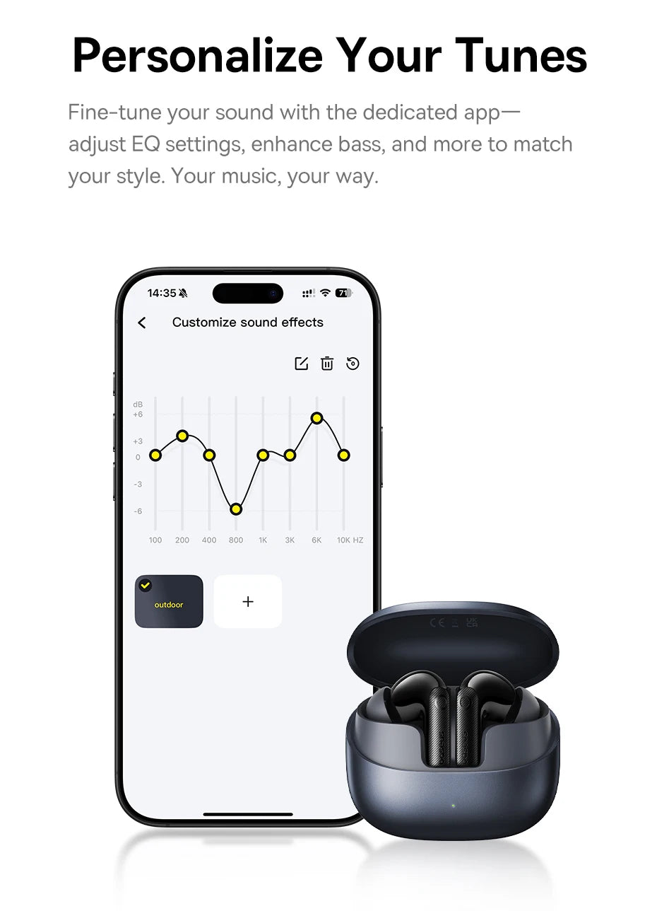 Baseus EP10 Pro ANC Wireless Earbuds – 50dB Noise Cancelling, LDAC Hi-Res, 6 Mic, IP55