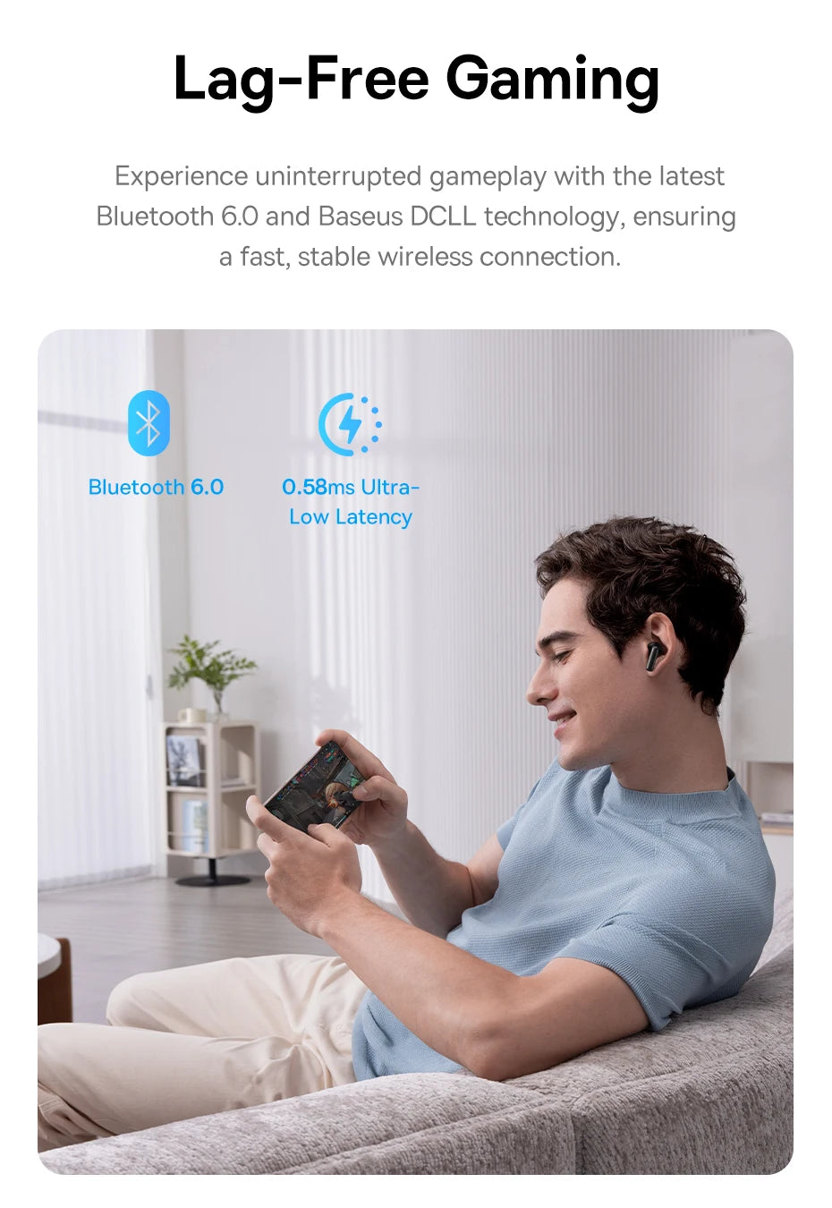 Baseus EP10 Pro ANC Wireless Earbuds – 50dB Noise Cancelling, LDAC Hi-Res, 6 Mic, IP55